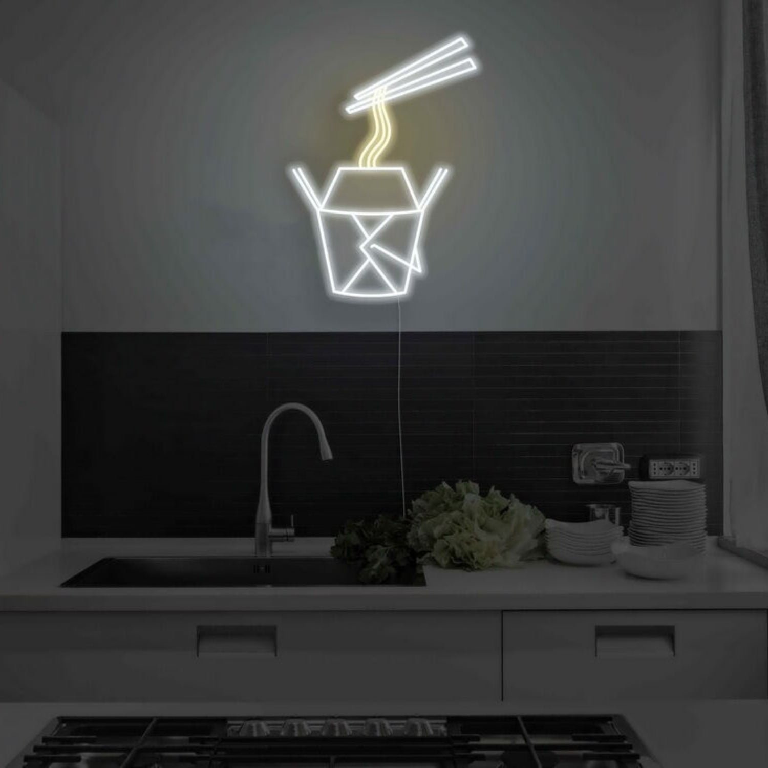 Noodle Box Led Neon Sign | Shineneon