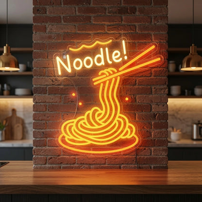 Noodle LED Neon Sign - 02 High-Converting Product Image