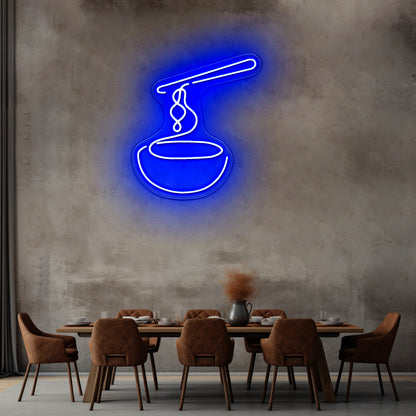 Noodle Soup Neon Signs For Kitchen