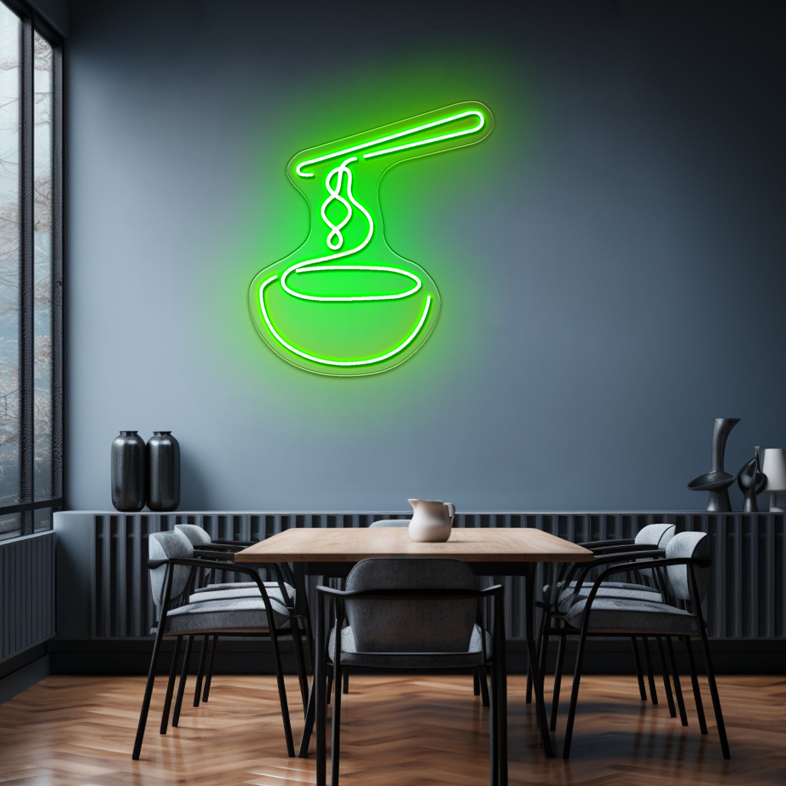 Noodle Soup Neon Signs For Kitchen
