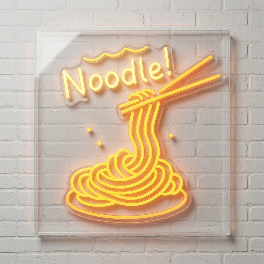Noodle Wall Decor LED Neon Sign - 01 Original Product Image