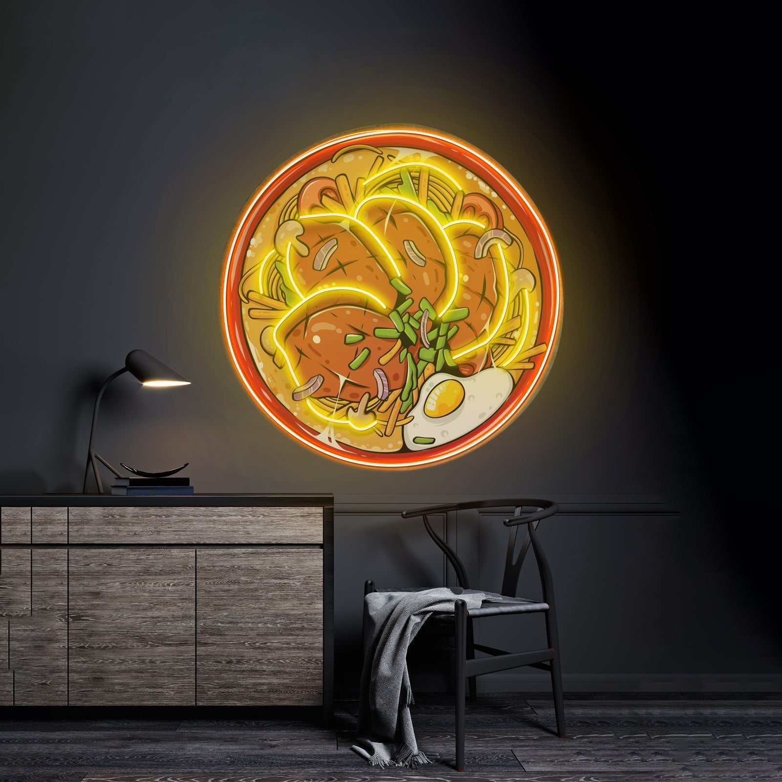 Noodle With Beef Led Neon Sign Light Custom Led Signs - Shineneon