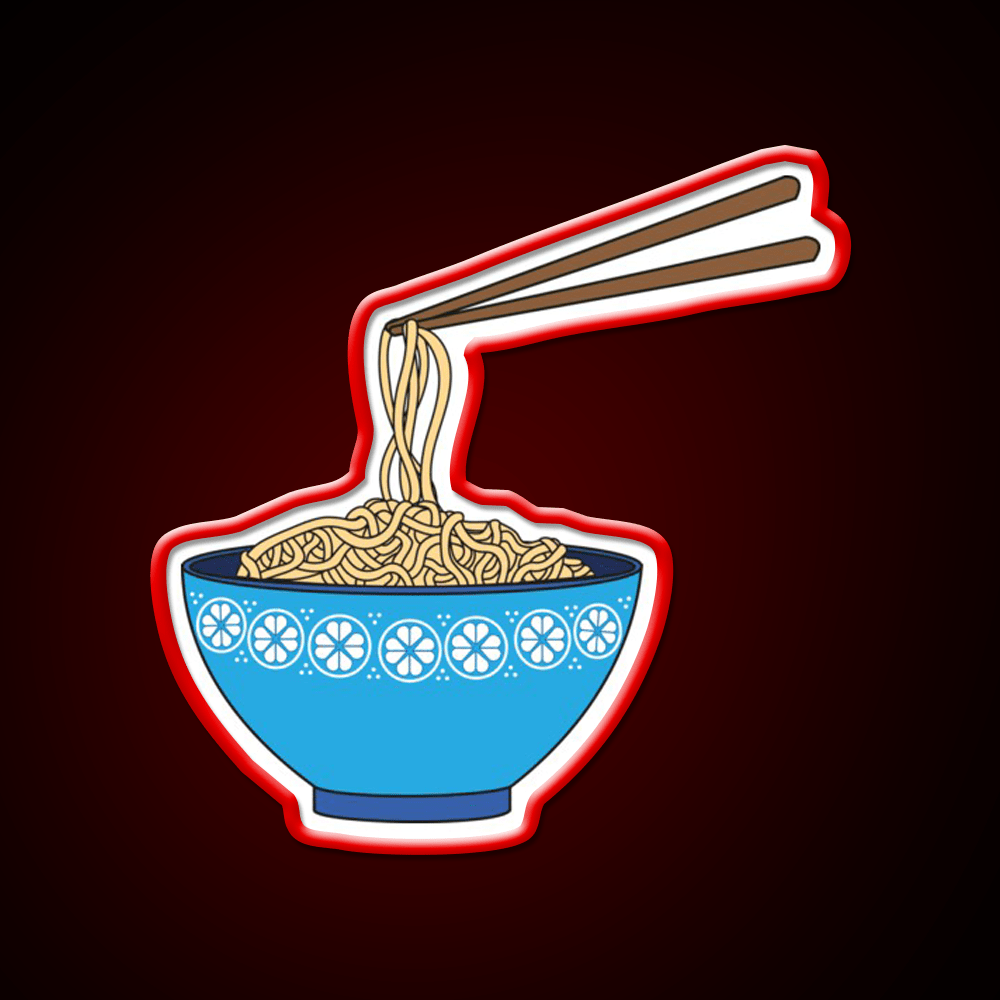 Noodles Led Neon Sign Chinese Food Rgb Color - Shineneon