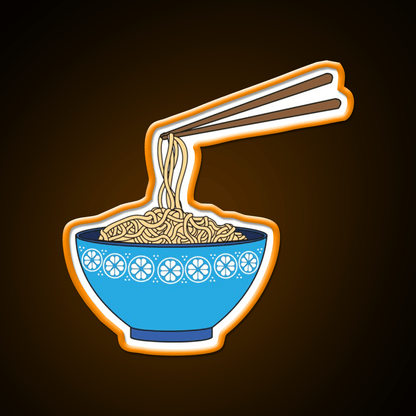 Noodles Led Neon Sign Chinese Food Rgb Color - Shineneon