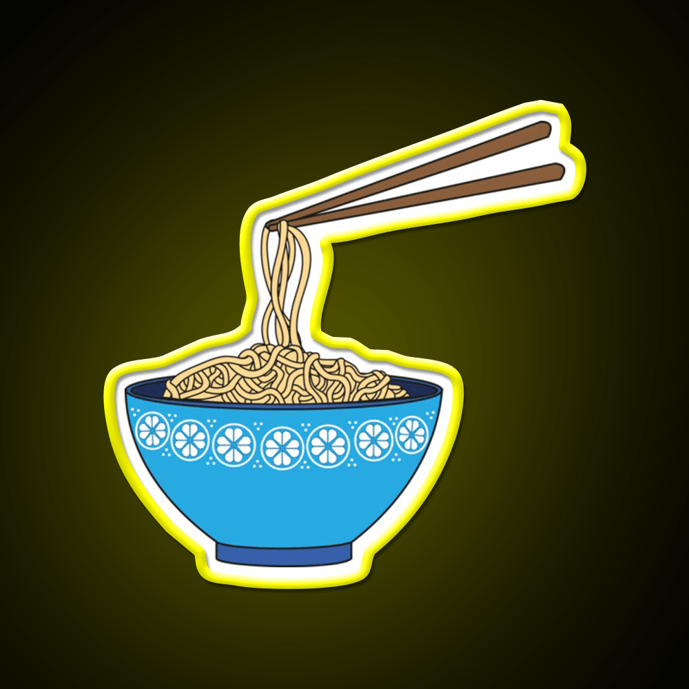 Noodles Led Neon Sign Chinese Food Rgb Color - Shineneon