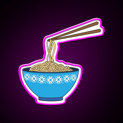 Noodles Led Neon Sign Chinese Food Rgb Color - Shineneon