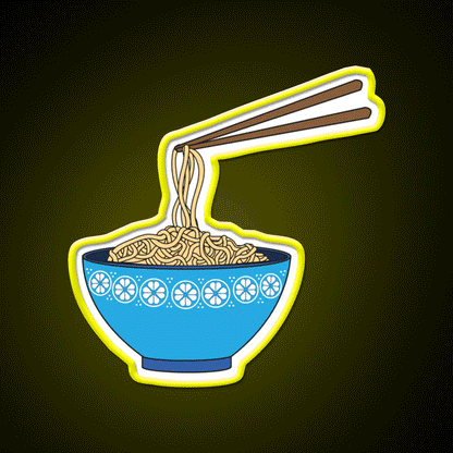 Noodles Led Neon Sign Chinese Food Rgb Color