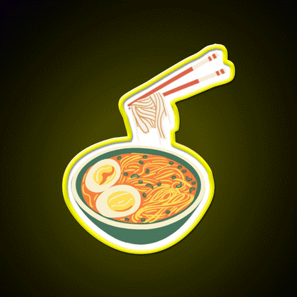 Noodles Led Neon Sign Chinese Food Wall Art Rgb Color