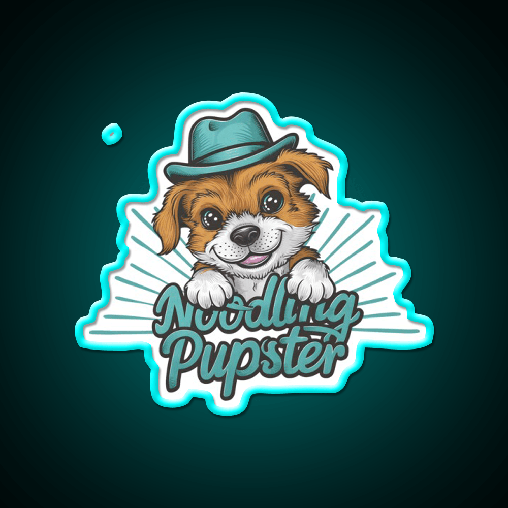 Noodling Pupster Led Neon Sign Chinese Food Rgb Color - Shineneon