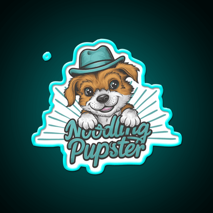 Noodling Pupster Led Neon Sign Chinese Food Rgb Color - Shineneon
