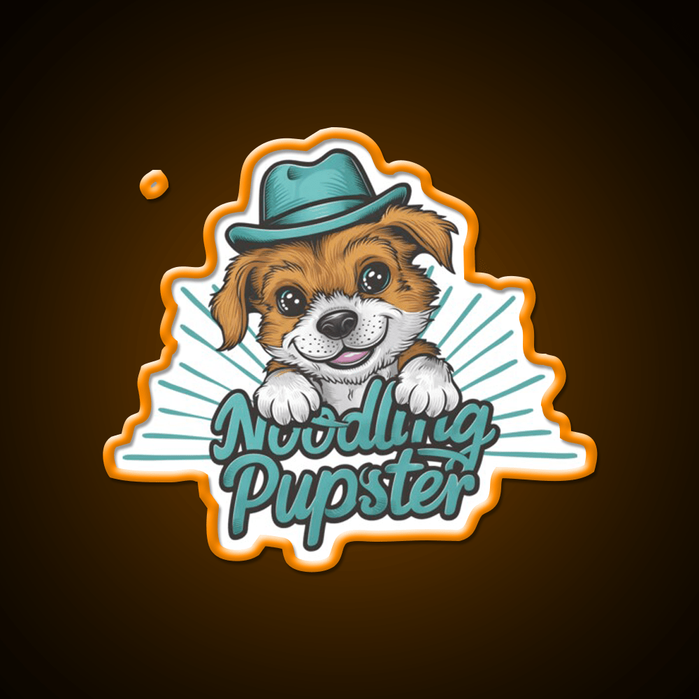 Noodling Pupster Led Neon Sign Chinese Food Rgb Color - Shineneon