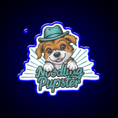 Noodling Pupster Led Neon Sign Chinese Food Rgb Color - Shineneon