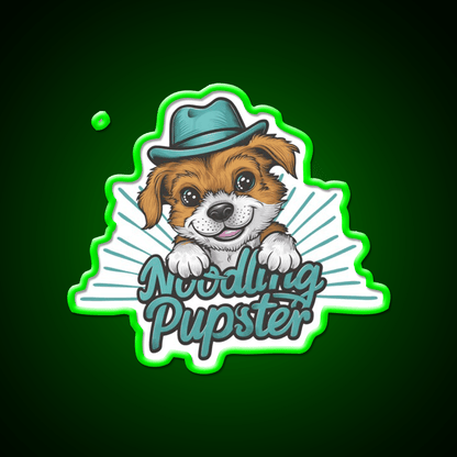 Noodling Pupster Led Neon Sign Chinese Food Rgb Color - Shineneon