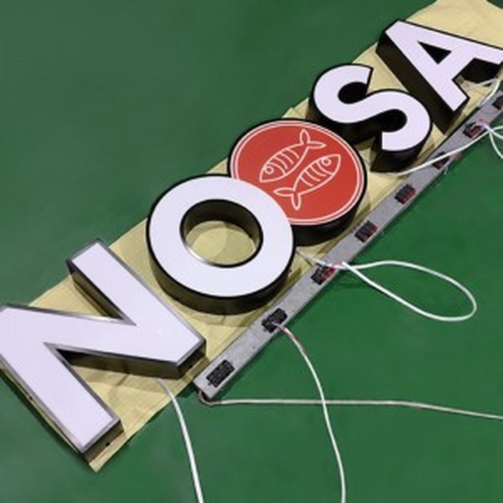 Noosa 3D Frontlit Channel Letters Led Light Sign
