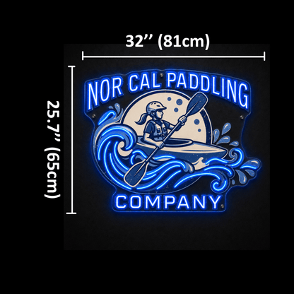 NOR CAL PADDLING Custom LED Neon Sign - Shineneon