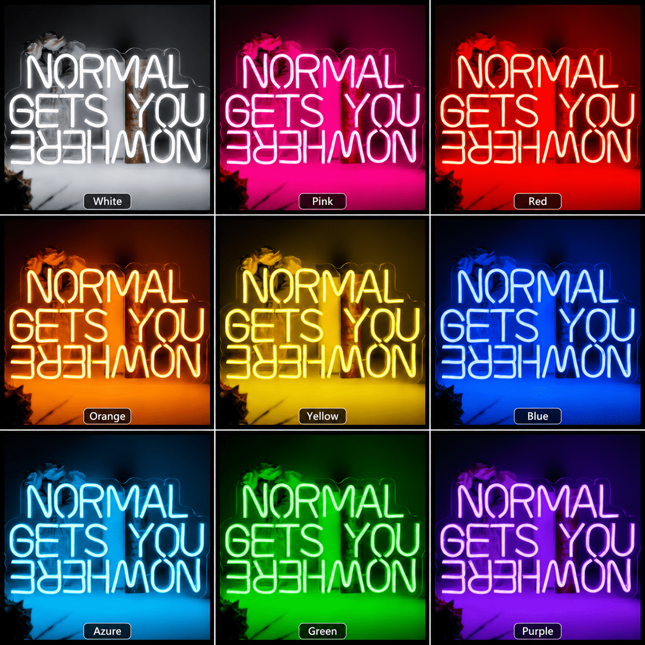 Normal Gets You Behemon LED Neon Sign - Shineneon