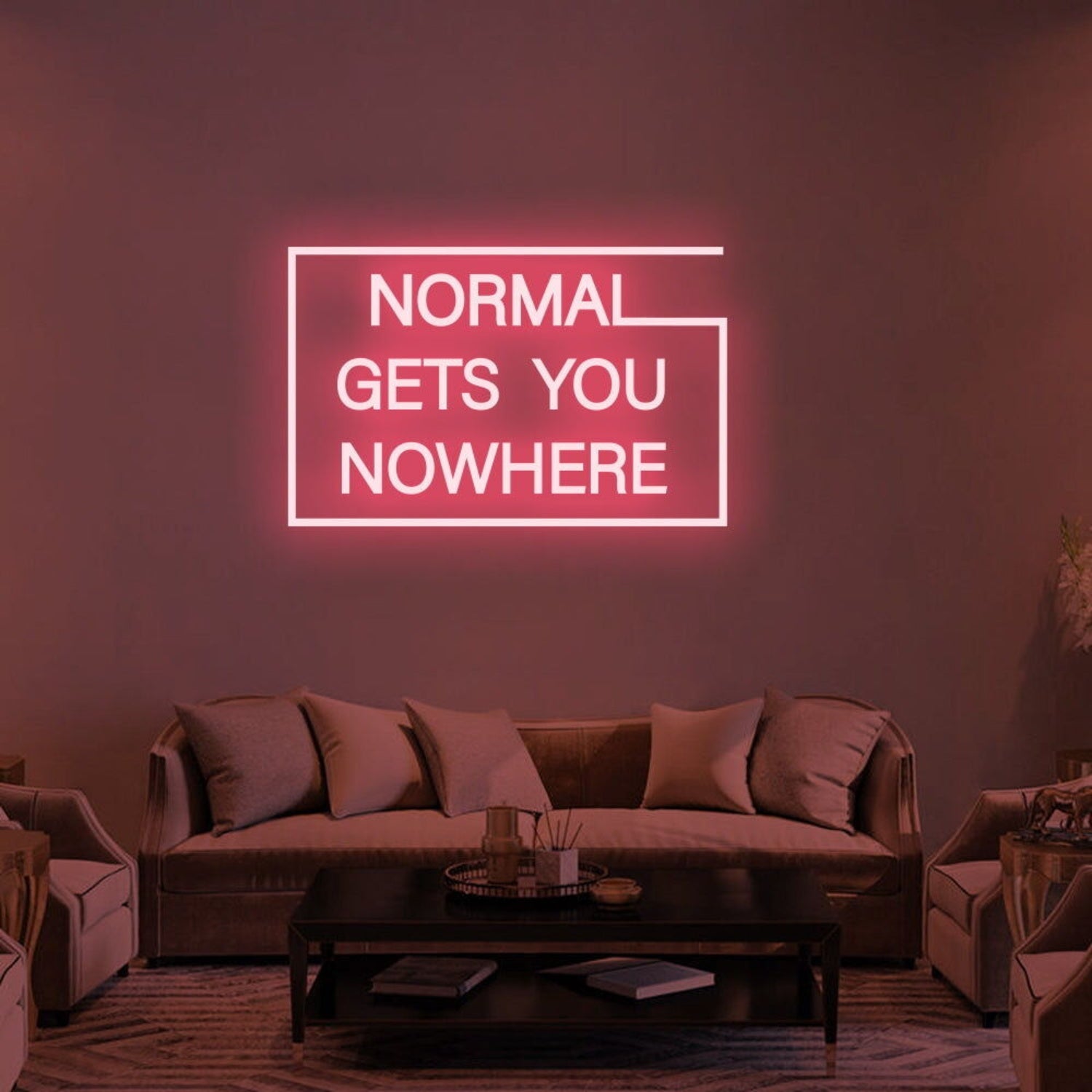 Normal Gets You Nowhere Led Neon Sign 2 | Shineneon