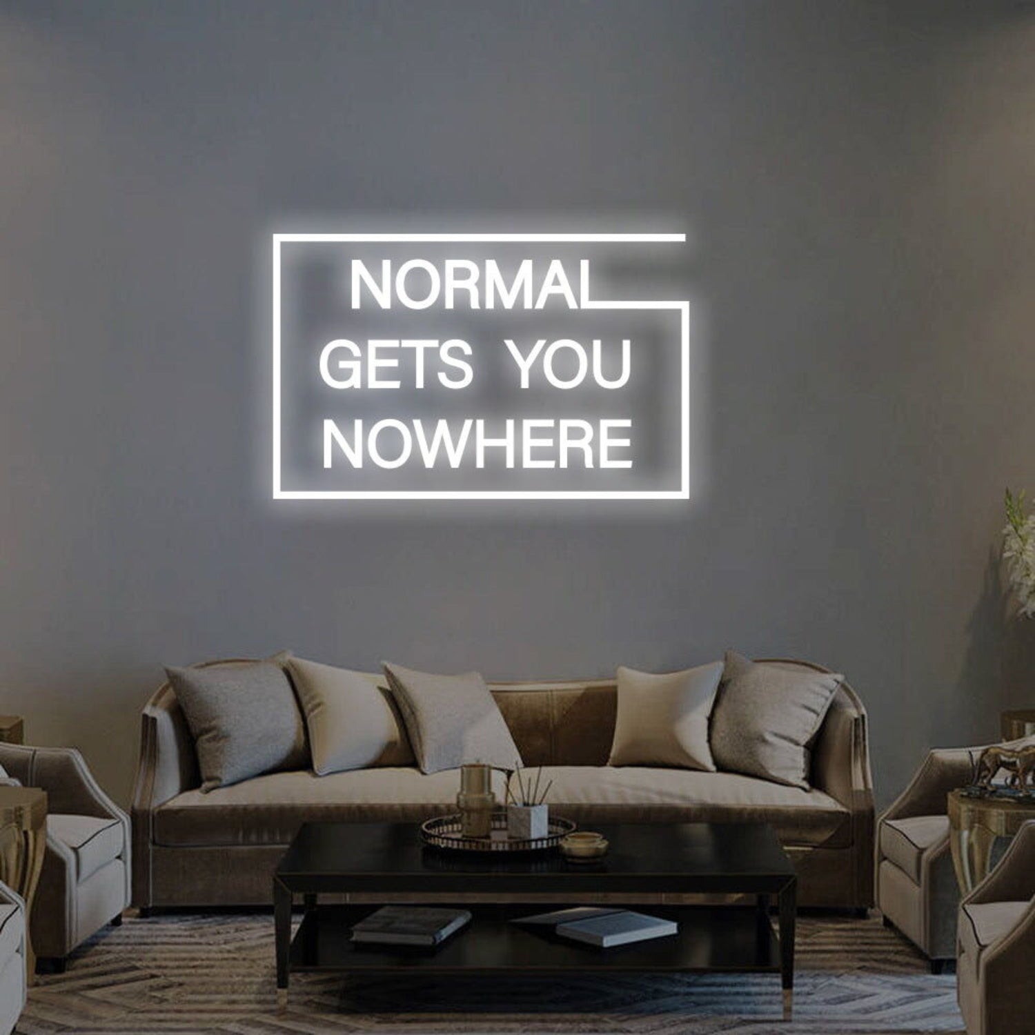 Normal Gets You Nowhere Led Neon Sign 2 | Shineneon