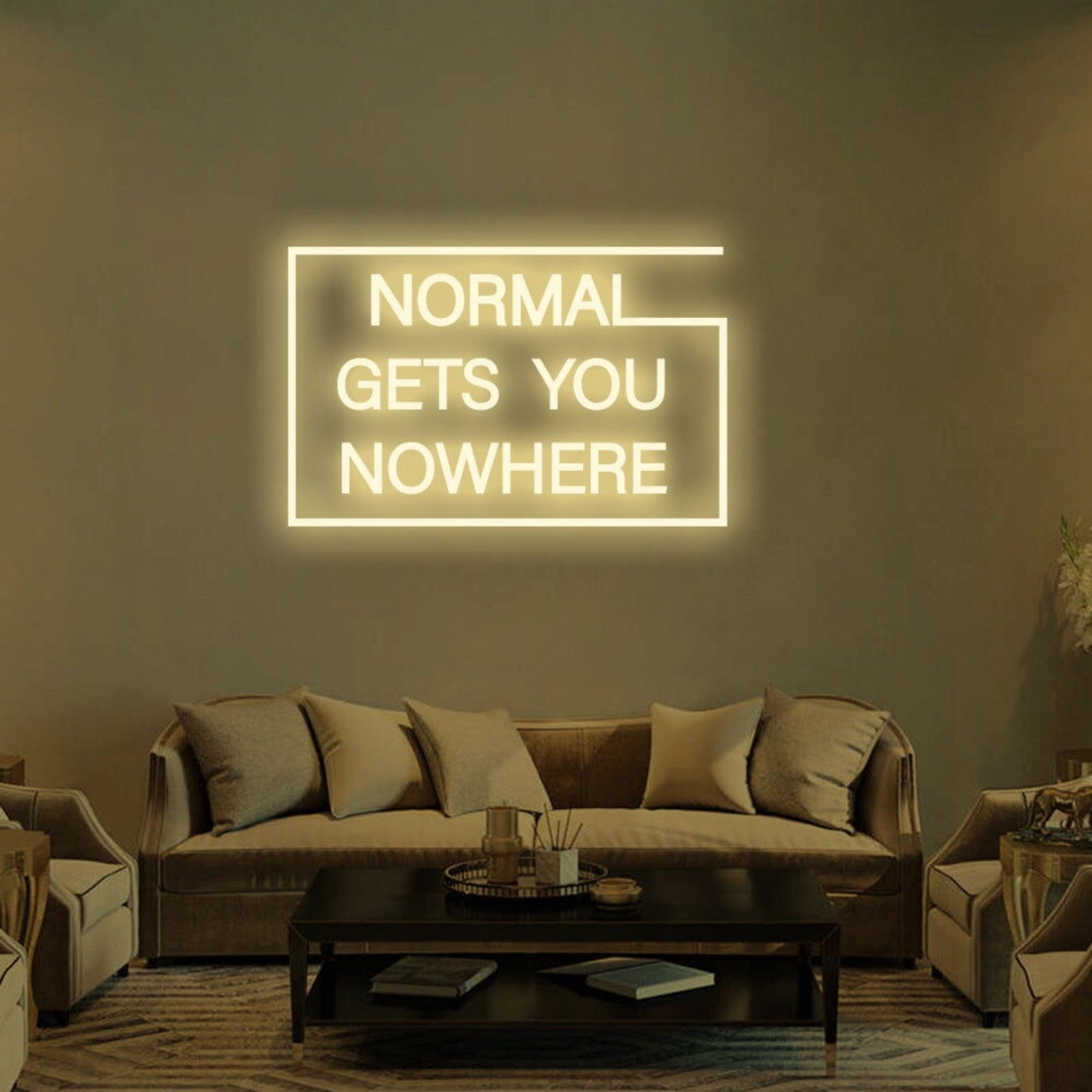 Normal Gets You Nowhere Led Neon Sign 2 | Shineneon