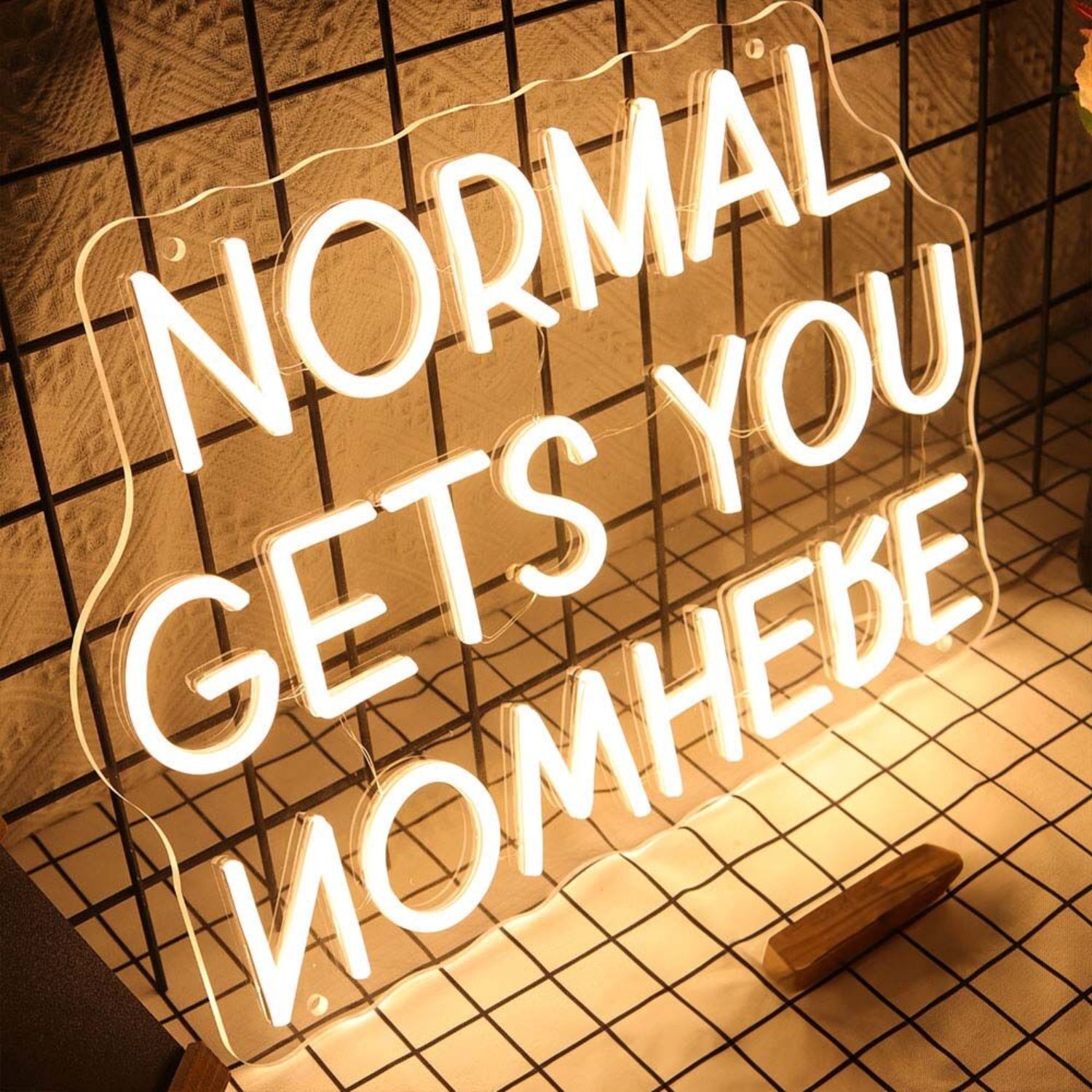 Normal Gets You Nowhere Led Neon Sign | Shineneon