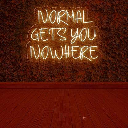 Normal Gets You Nowhere Led Neon Sign Bar Cafe Window Display | Shineneon