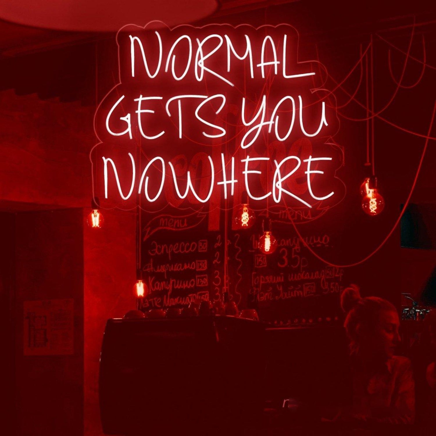 Normal Gets You Nowhere Led Neon Sign Bar Cafe Window Display | Shineneon