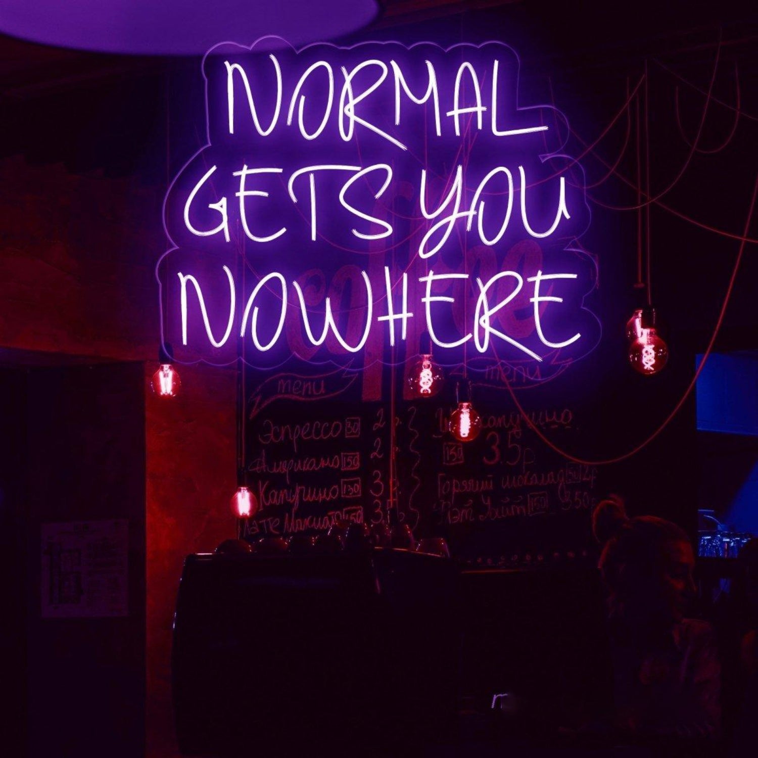 Normal Gets You Nowhere Led Neon Sign Bar Cafe Window Display | Shineneon