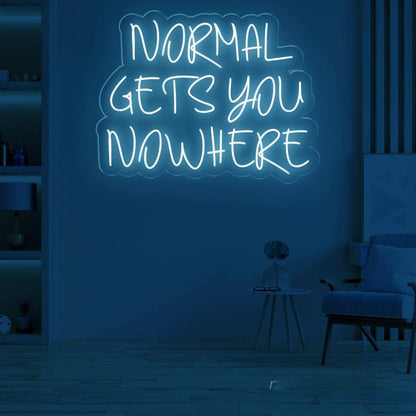 Normal Gets You Nowhere Led Neon Sign Bar Cafe Window Display | Shineneon