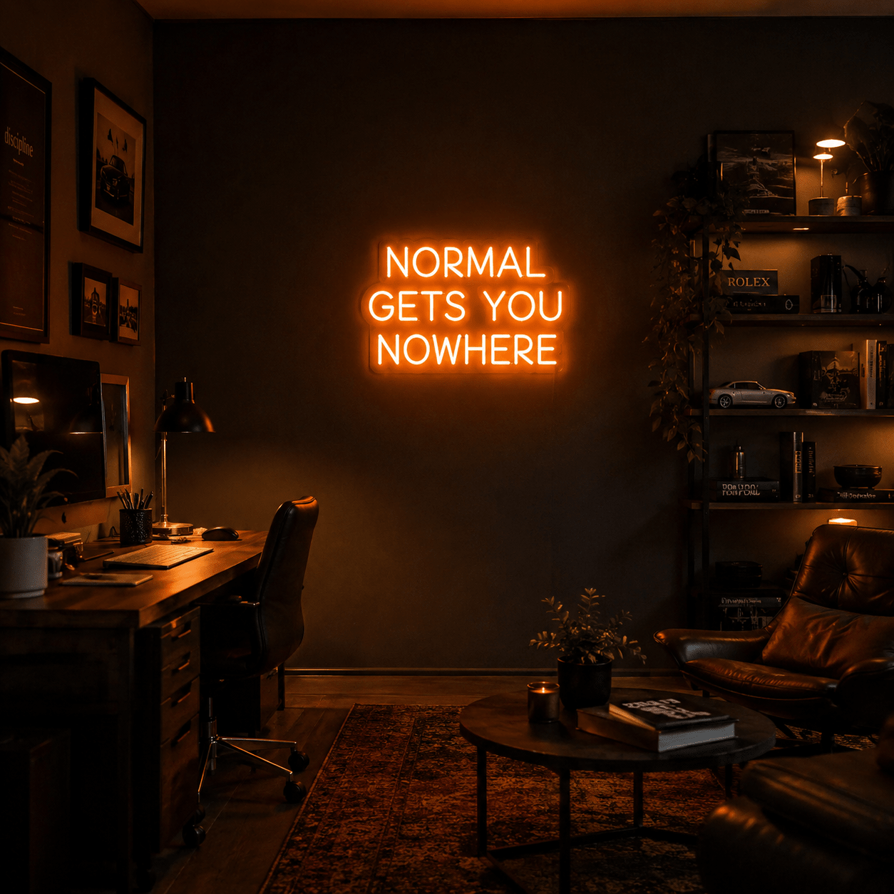 Normal Gets You Nowhere LED Neon Sign Bedroom Wall Art - Shineneon