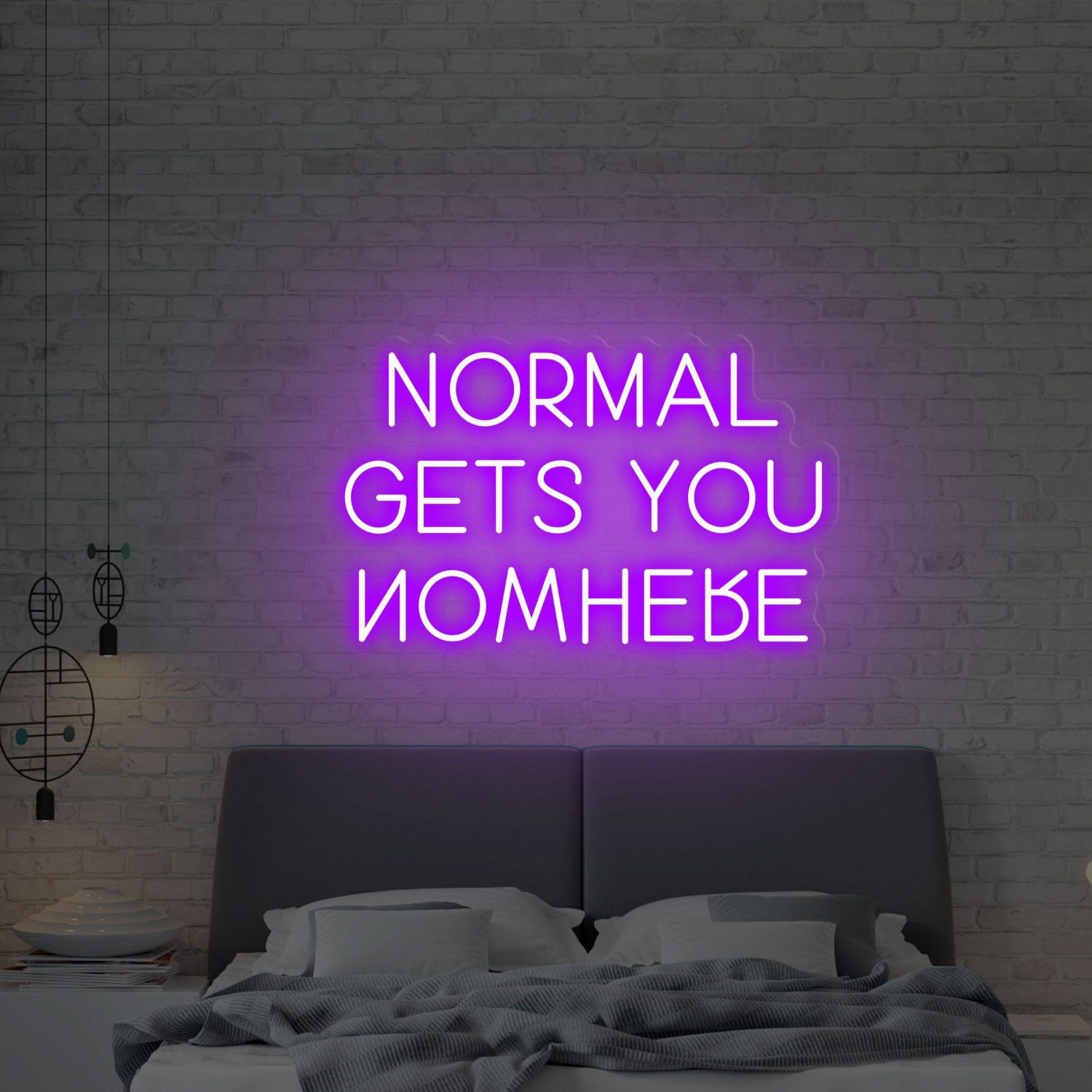 Normal Gets You Nowhere Led Neon Sign Home Decor Office Vibes | Shineneon