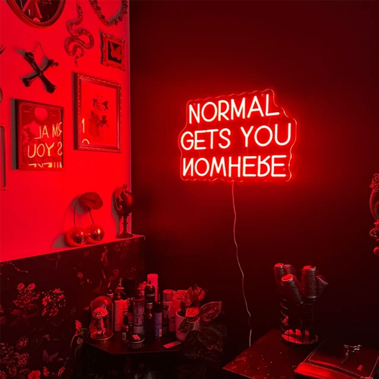 Normal Gets You Nowhere Led Neon Sign Home Decor Office Vibes | Shineneon