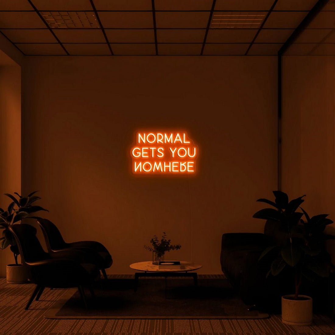Normal Gets You Nowhere Led Sign Business Neon Signs - Shineneon