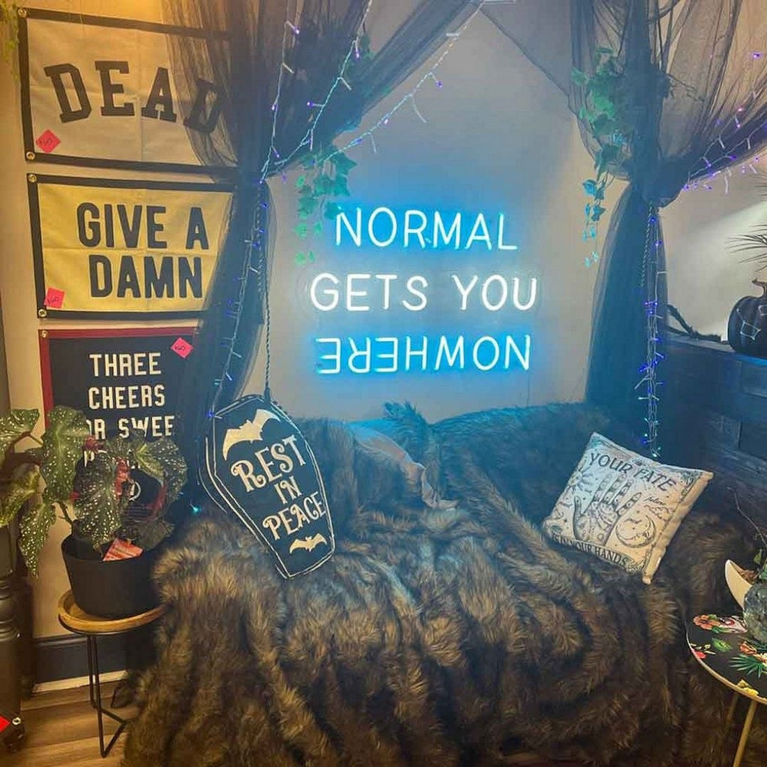 Normal Gets You Nowhere Led Sign Business Neon Signs Wall Art