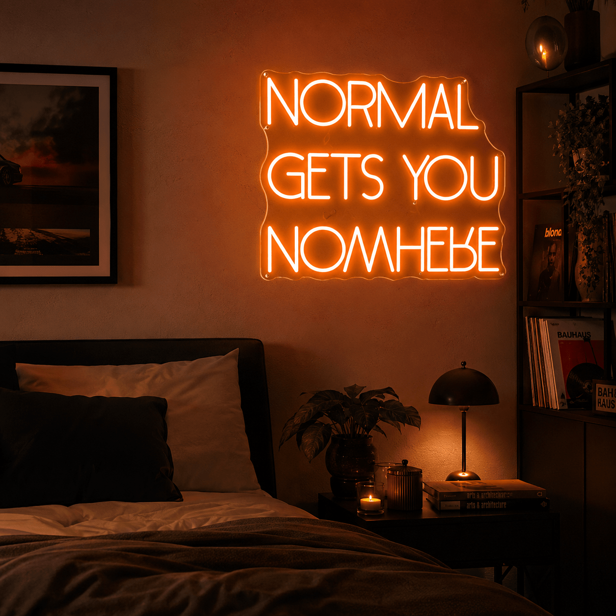 Normal Gets You Nowhere Room Decor LED Neon Sign - Shineneon