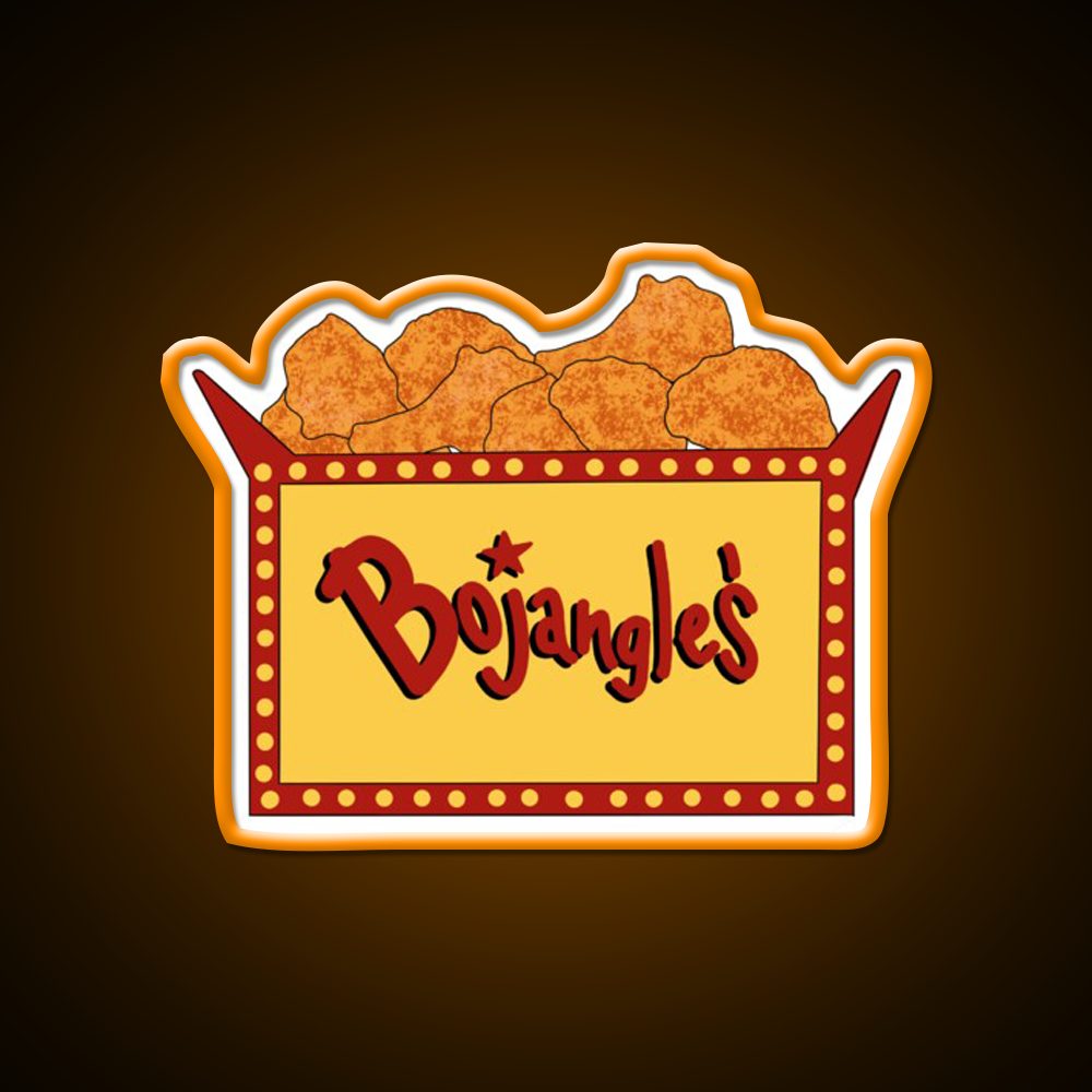 North Carolina Fried Chicken Fast Food Led Neon Sign For Burger Place Rgb Color