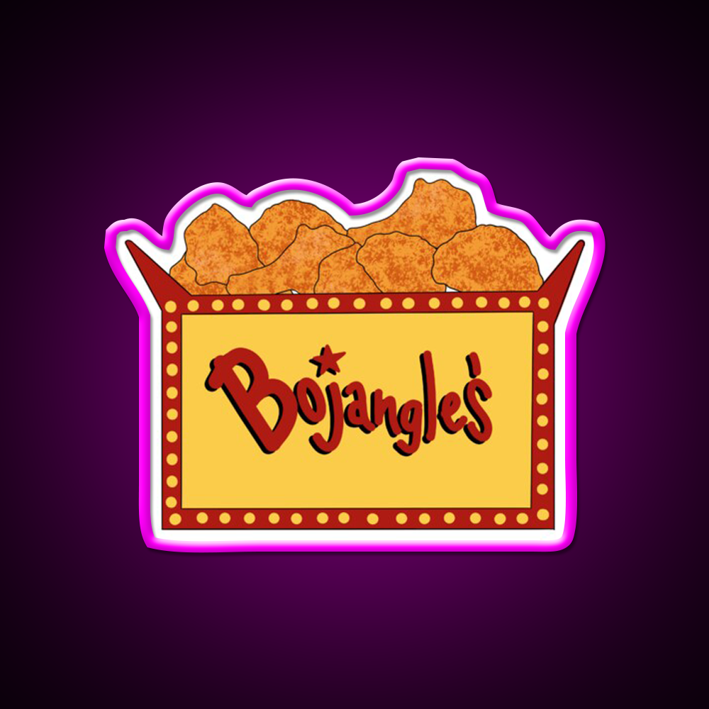 North Carolina Fried Chicken Fast Food Led Neon Sign For Burger Place Rgb Color