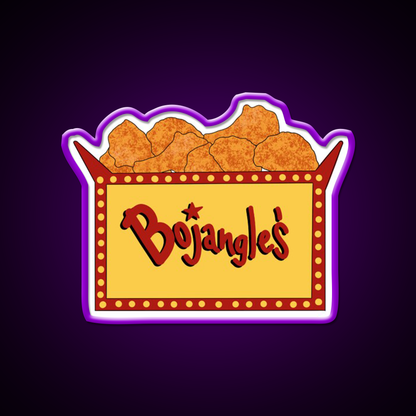 North Carolina Fried Chicken Fast Food Led Neon Sign For Burger Place Rgb Color