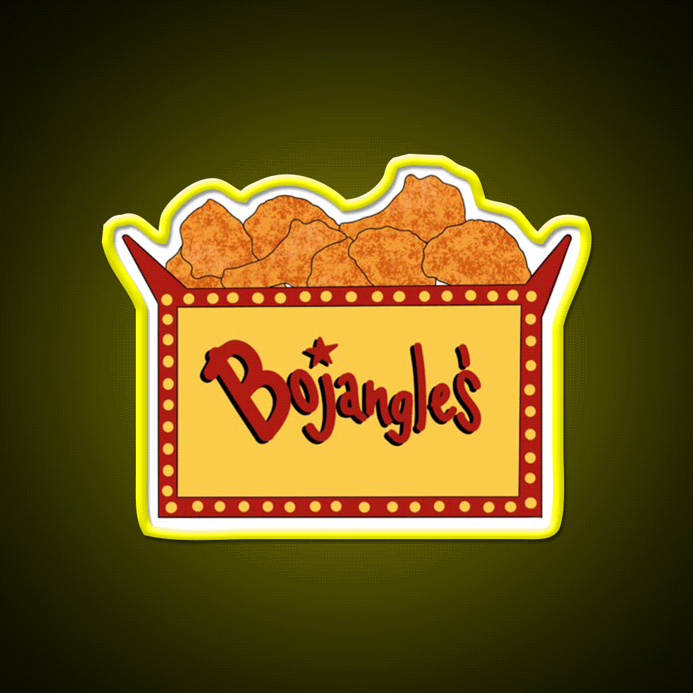 North Carolina Fried Chicken Fast Food Led Neon Sign For Burger Place Rgb Color