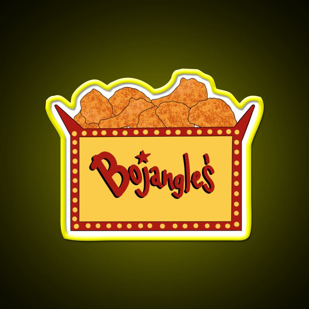 North Carolina Fried Chicken Fast Food Led Neon Sign For Burger Place Rgb Color