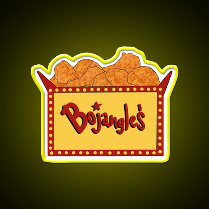 North Carolina Fried Chicken Fast Food Led Neon Sign For Burger Place Rgb Color