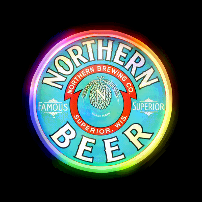 Northern Beer Bar Decor Led Neon Sign Rgb Color - LED neon sign close-up detail