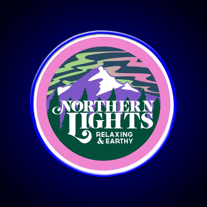 Northern Lights Hemp Inspired Green Leaf Led Neon Sign Rgb Color