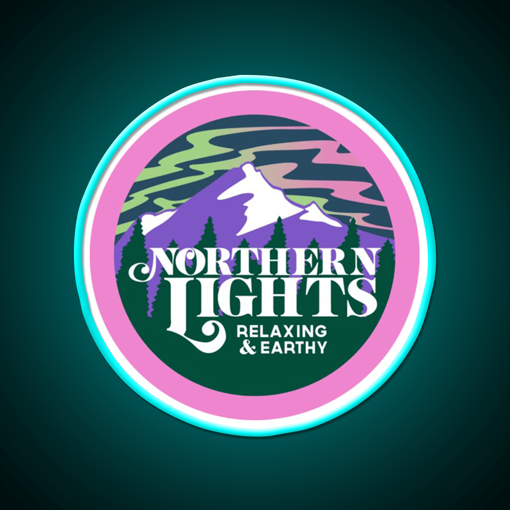 Northern Lights Hemp Inspired Green Leaf Led Neon Sign Rgb Color - Shineneon