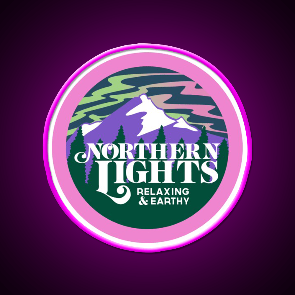 Northern Lights Hemp Inspired Green Leaf Led Neon Sign Rgb Color - Shineneon