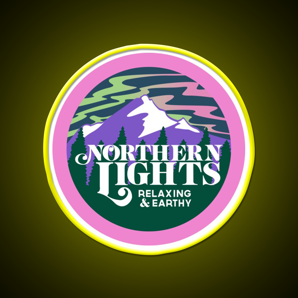Northern Lights Hemp Inspired Green Leaf Led Neon Sign Rgb Color - LED neon sign view 7