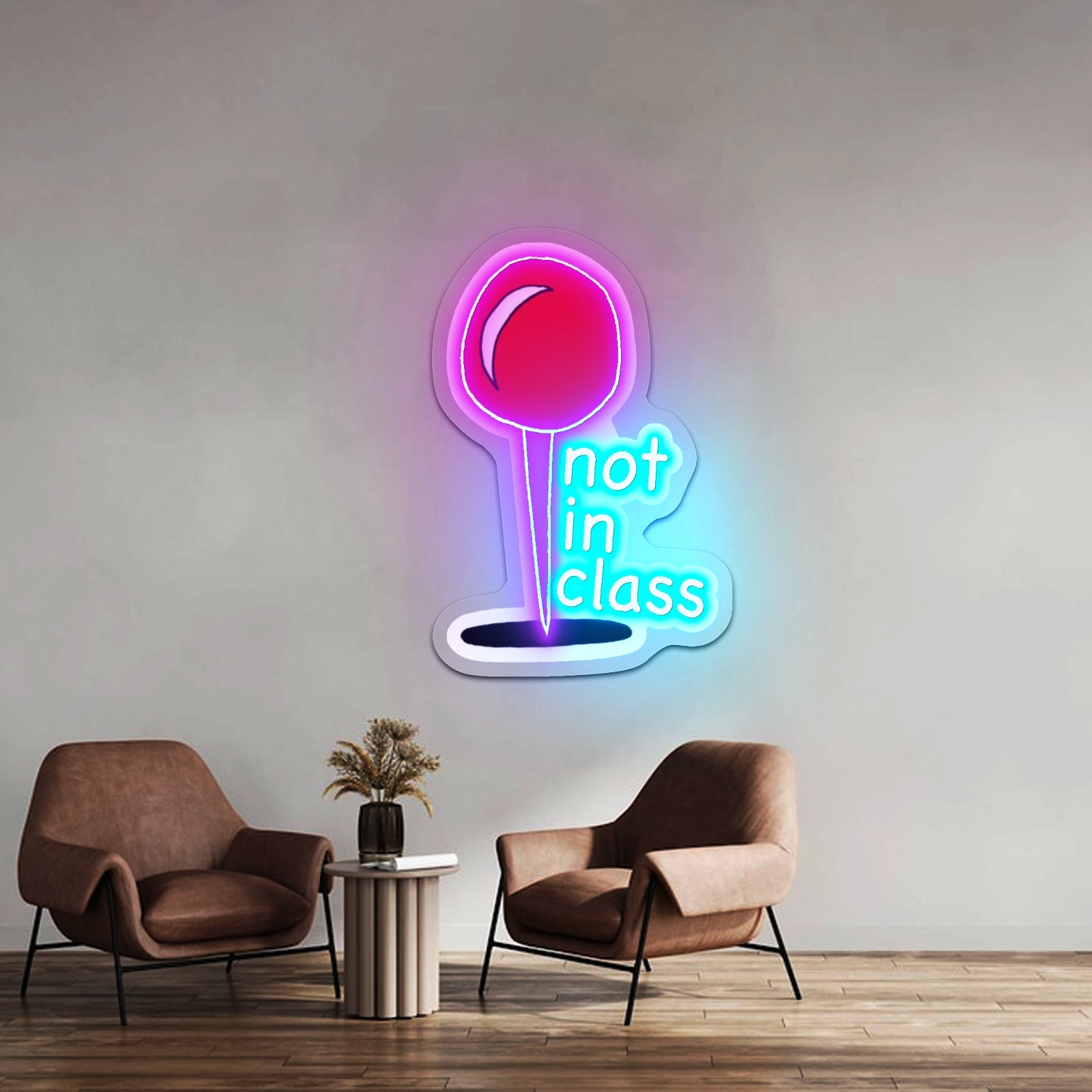 Not In Class Artwork Large Neon Signs - Shineneon