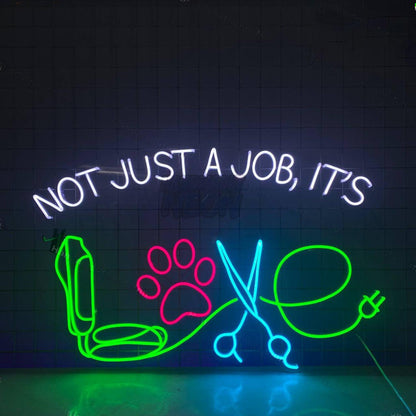 Not Just A Job Its Love Led Neon Sign Led Decor | Shineneon