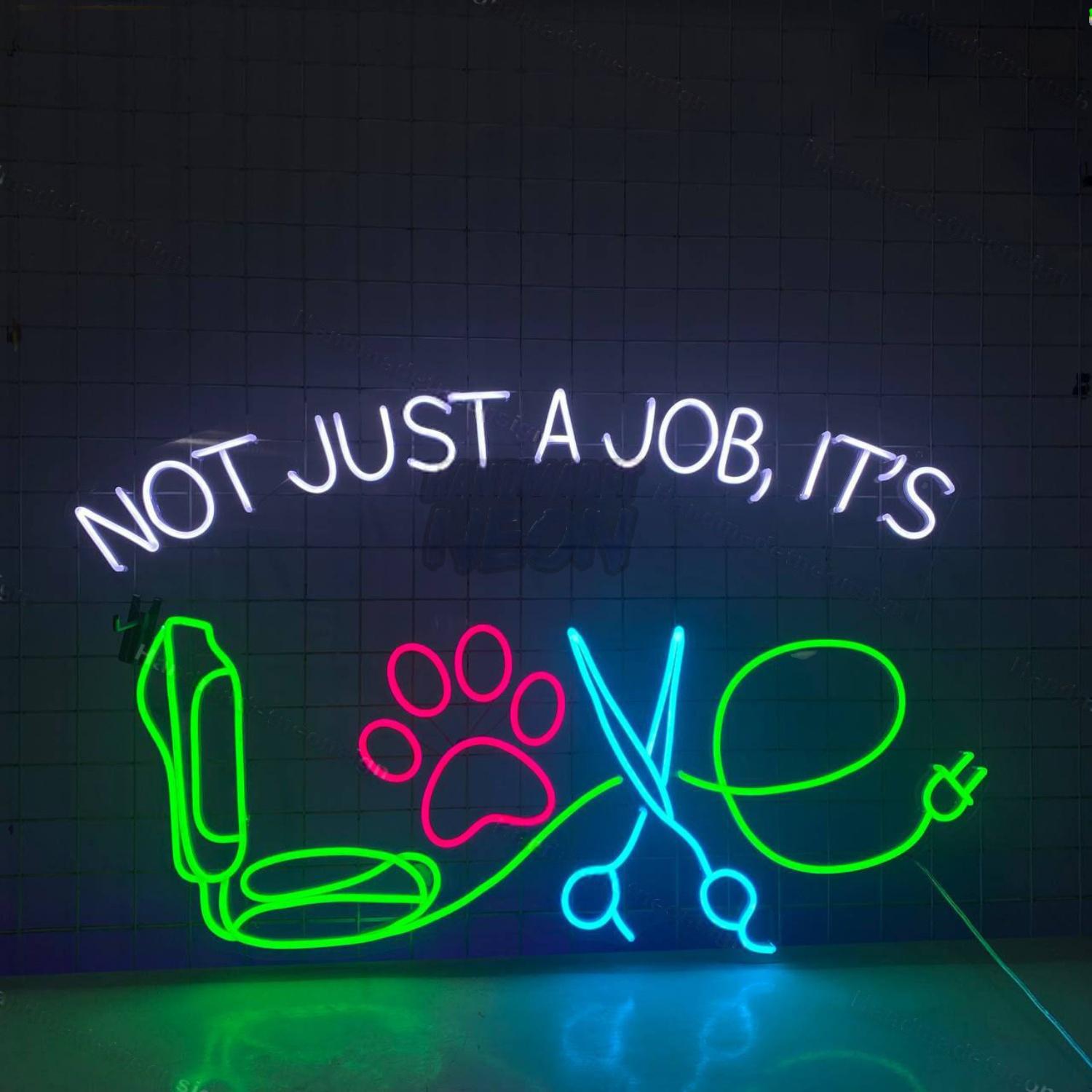 Not Just A Job Its Love Led Neon Sign Led Decor | Shineneon