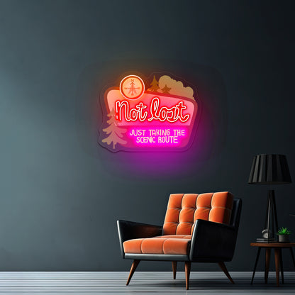 Not Stuck Just Preparing To Bloom Artwork Neon Signs