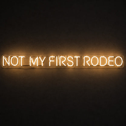 Not My First Rodeo LED Neon Sign Garage Man Cave Neon Sign main product image